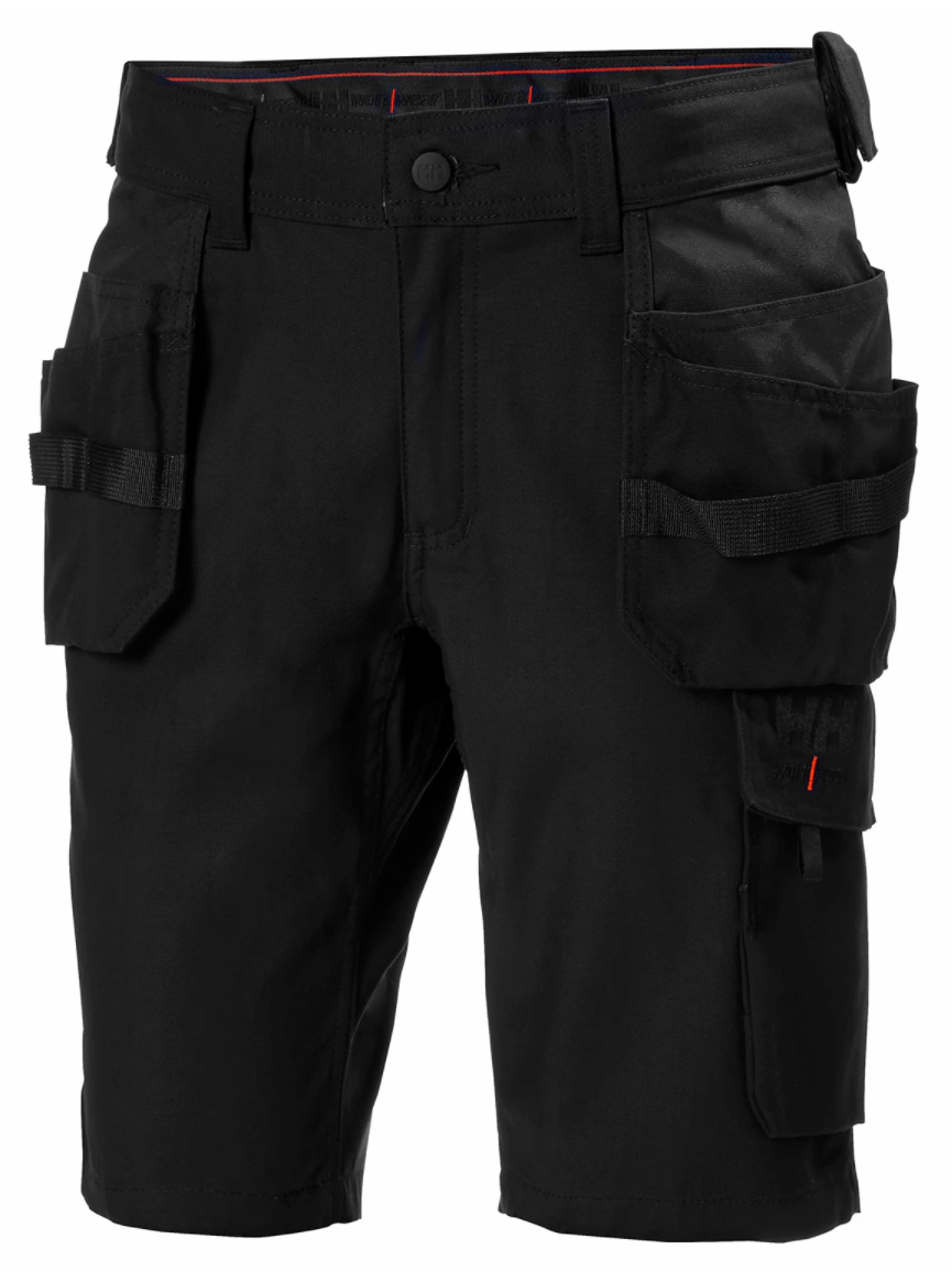 Helly Hansen Work Wear Oxford Riipputaskushortsit musta
