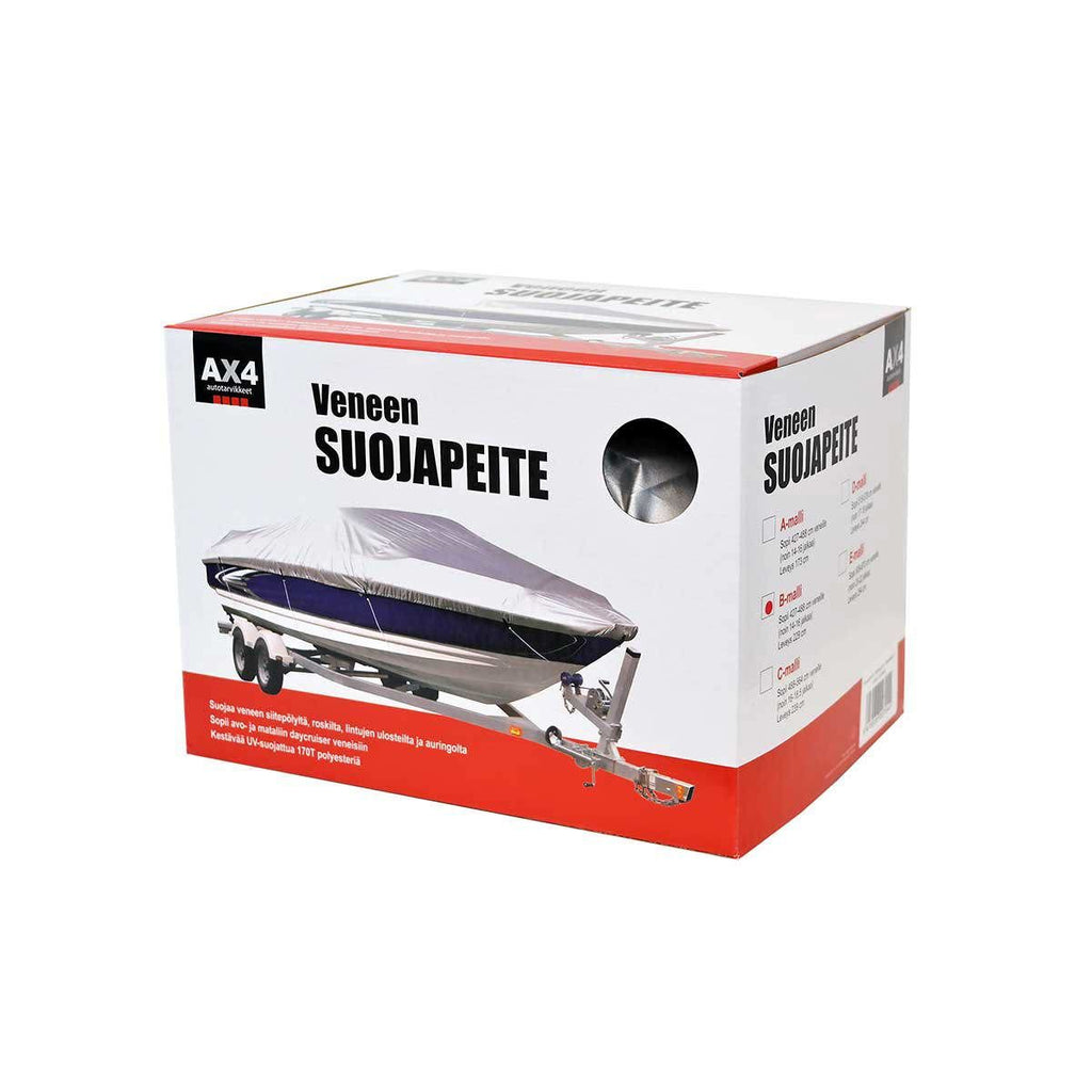 AX4 Venepeite b=426-487x228 cm harmaa