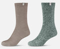 Skechers Cozy Kimallesukkia Beige/Vihrea 78% polyesteri 20% metalloitu kuitu 2% elastaani
