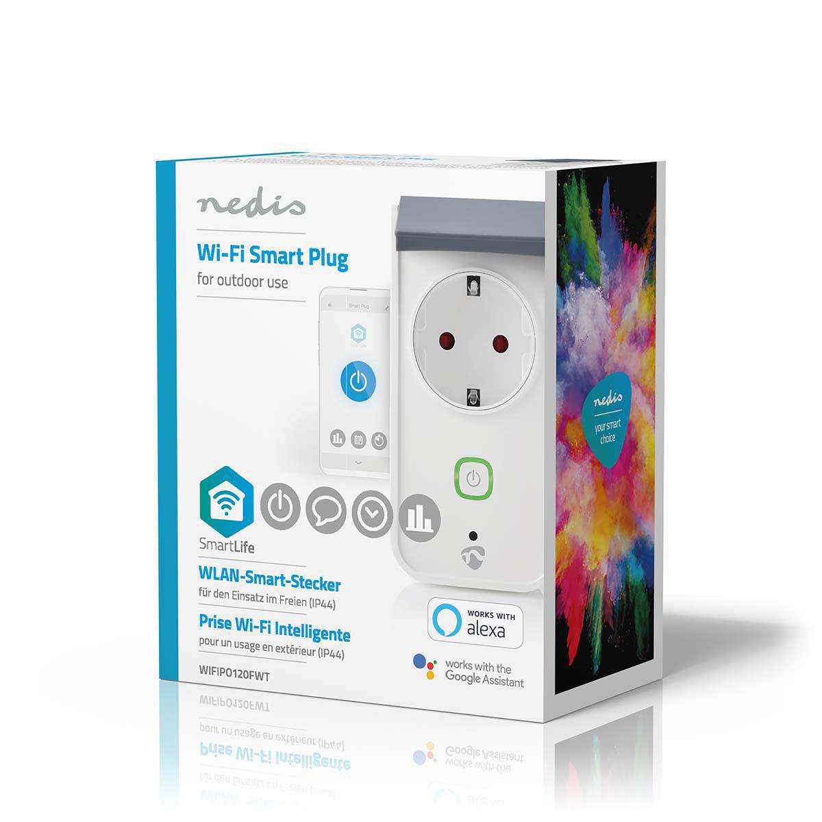 SmartLife Alypistorasia | Wi-Fi | IP44 | Energiankulutusmittari | 3680 W | Schuko / Tyyppi F (CEE 7/ SmartLife Alypistorasia
