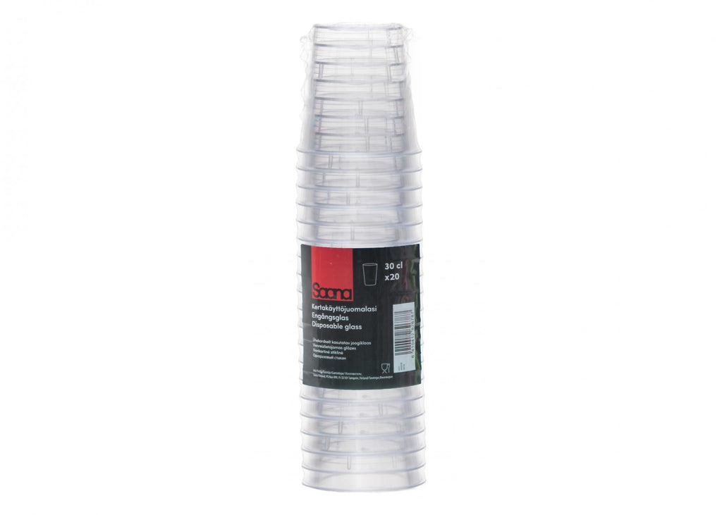 Saana kertakaytto juomalasi 30cl 20kpl