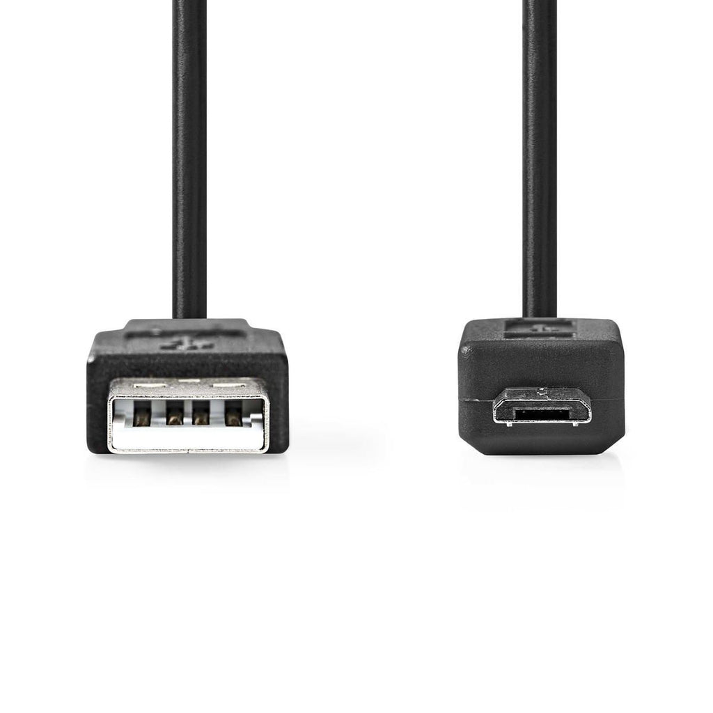 Nedis USB 2.0 -Kaapeli | a, Uros - Micro b, Uros | 3,0 m | Musta