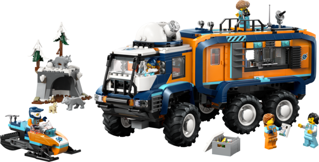 LEGO Arktisten tutkimusretkeilijoiden tiedelaboratoriorekka 60471