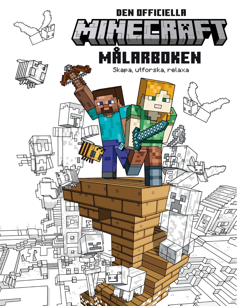 Minecraft Den officiella Målarboken