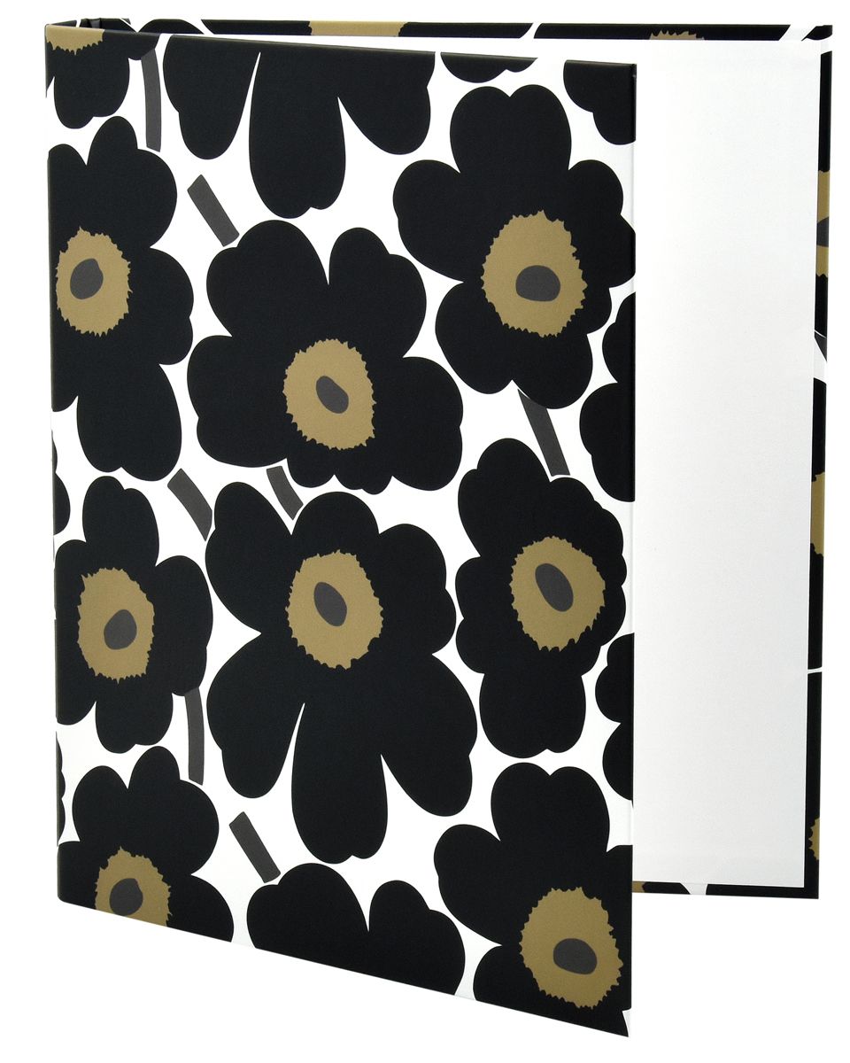 Marimekko Rengaskansio Unikko Musta