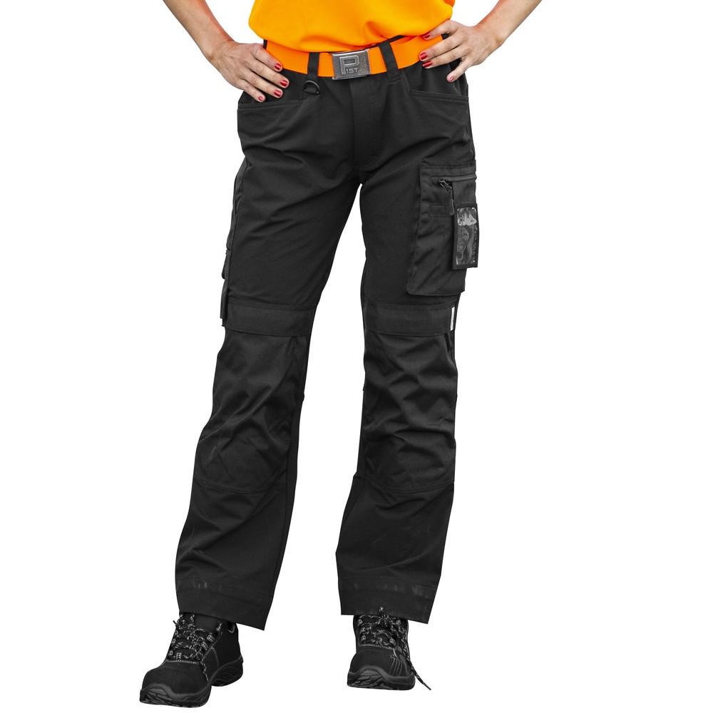 Patron HOUSUT STRETCH KROMIITTI NAISTEN MUSTA - 92% nailon, 8% elastaani, 280 g/m² - Cordura-kangas, 215 g/m² - joustava