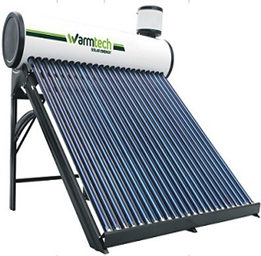 Aurinkovedenlammitin 106L tankilla