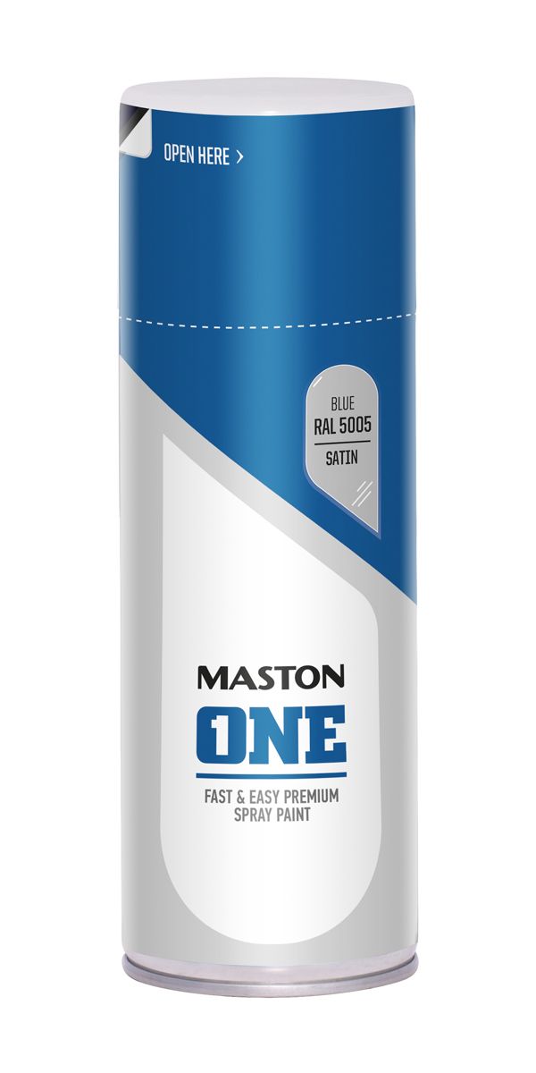 Spraymaali one - Satiini Sininen RAL5005 400 ml