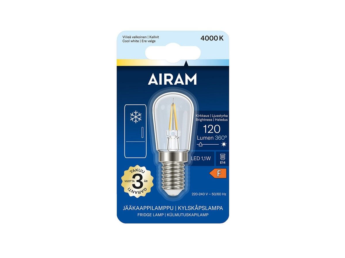 Led Jääkaappilamppu E14 120 lm/4000k
