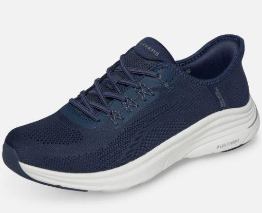 Skechers naisten Relaxed Fit: Slip-ins: D'Lux Comfort 2.0 - Supernova - Navy Koe kevyt ja iskuja vaimentava mukavuus
