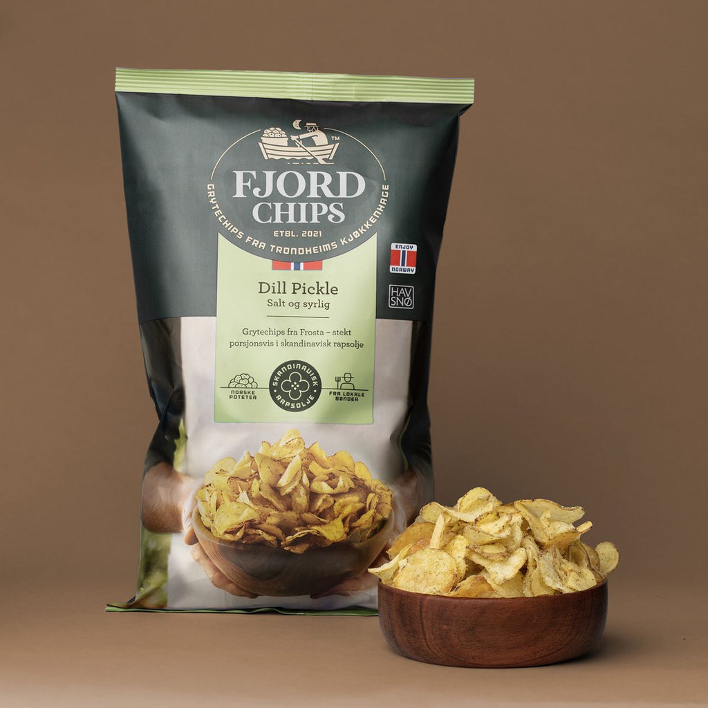 FjordChips tilli ja suolakurkku