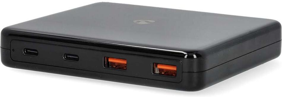 PD Latausasema 2 x USB-A + 2 x USB-C 65W • 65 W • PD (Power Delivery) • 2 x 3,25 A:n lahto USB-C:n kautta • 2 x 3.0 A:n