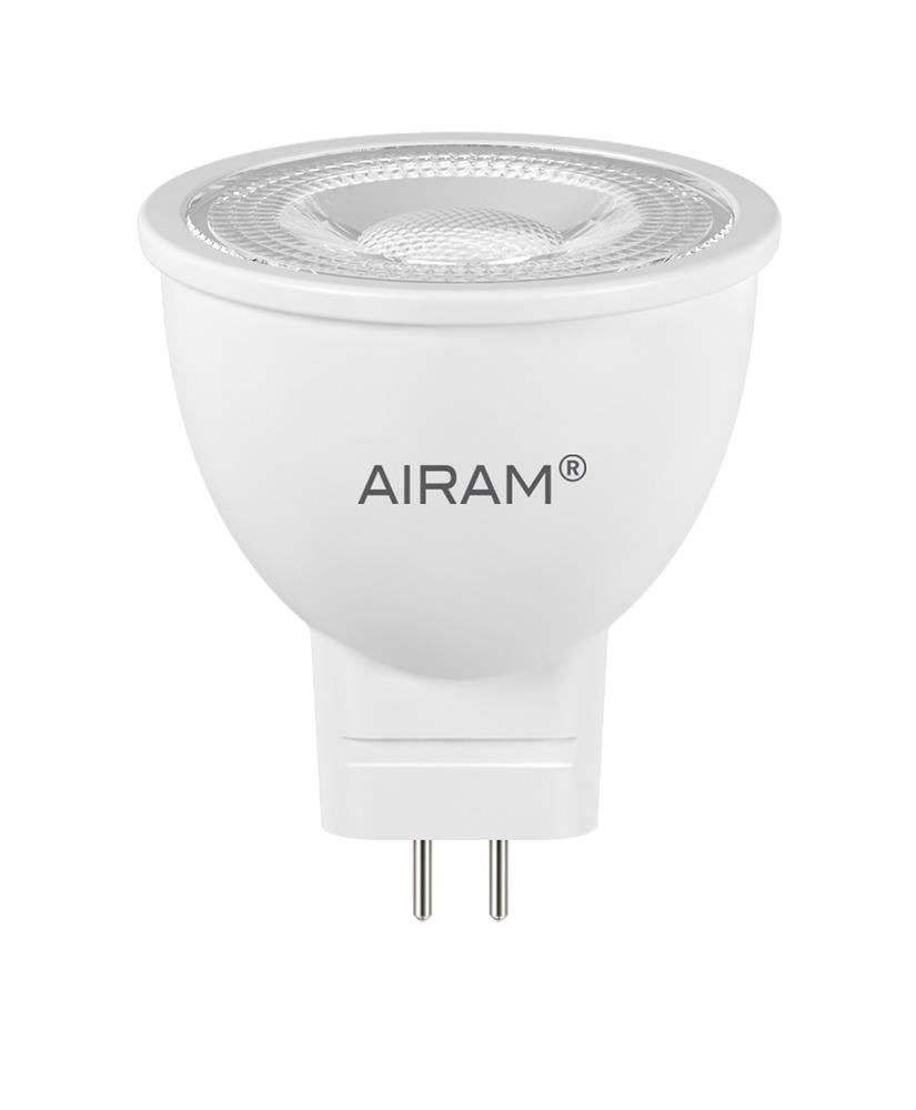 Airam LED-GU4 2700K 230lm -Energialuokka: A+ -Varilampotila: 2700K -Kanta: GU4 -12V- AC -Teho: 2,6W, 230lm -Takuu 36kk