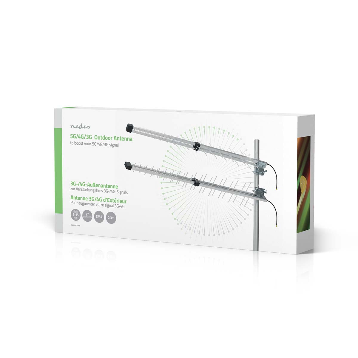 Nedis 3 g/4 g-Ulkoantenni 15 db