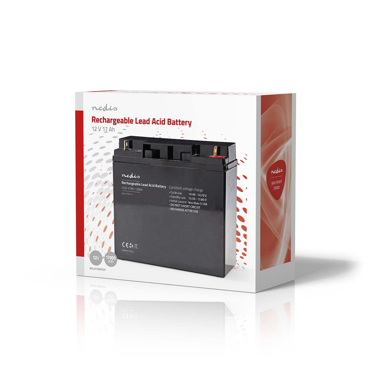Nedis Lyijyakku | 12 v | 17000 mah