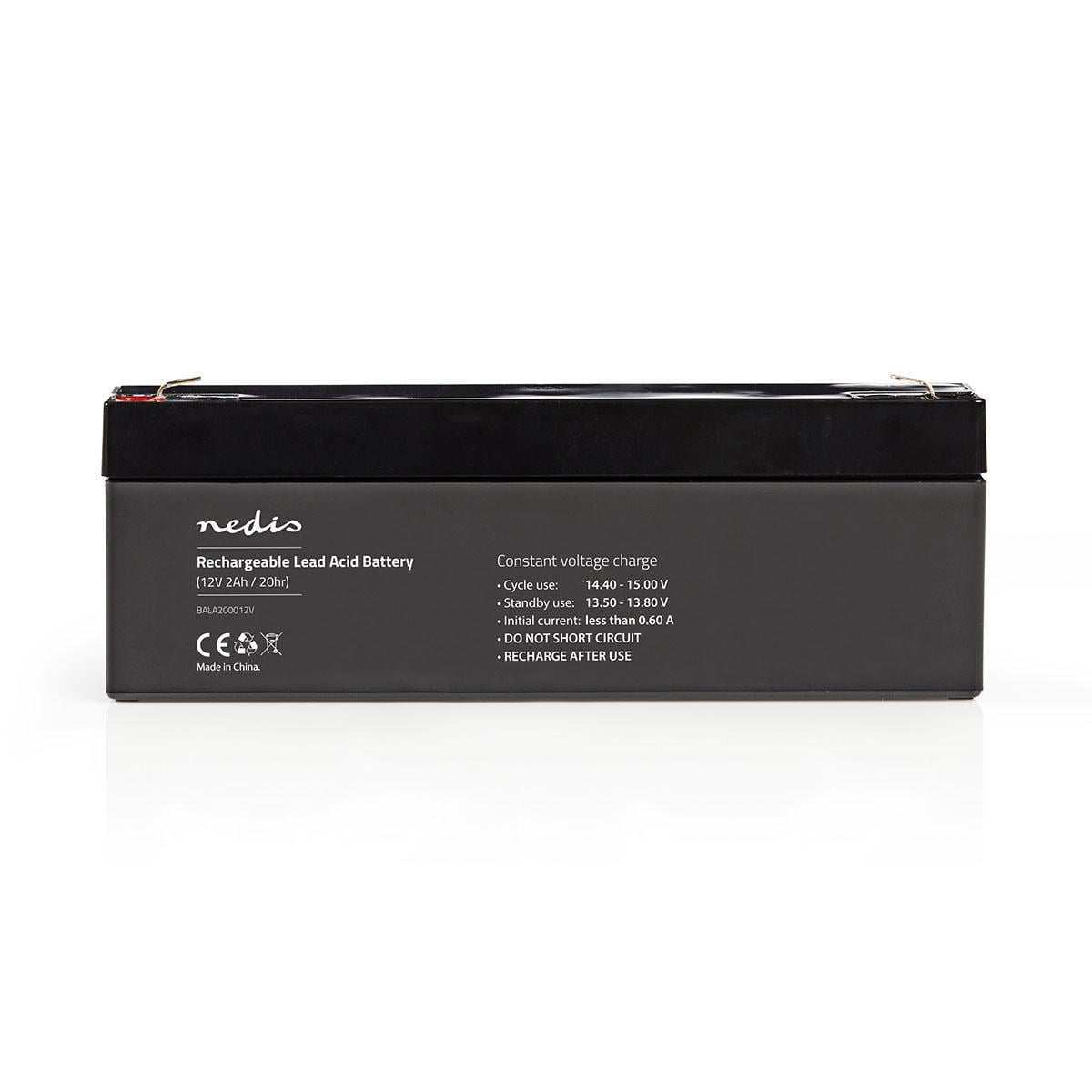 Nedis Ladattava Lyijyhappoakku 12 v 2 000 mah | 178 x 34 x 66 mm