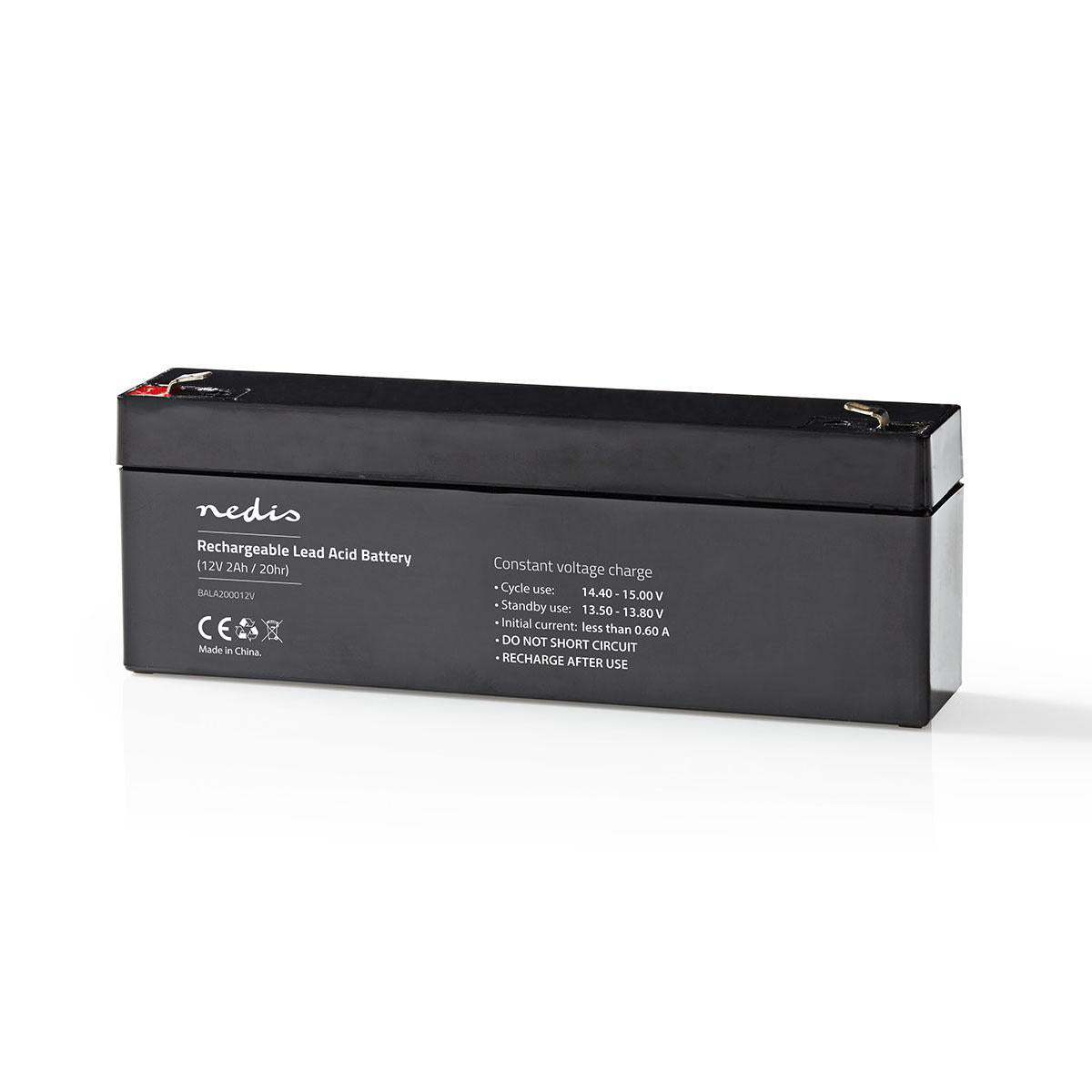 Nedis Ladattava Lyijyhappoakku 12 v 2 000 mah | 178 x 34 x 66 mm