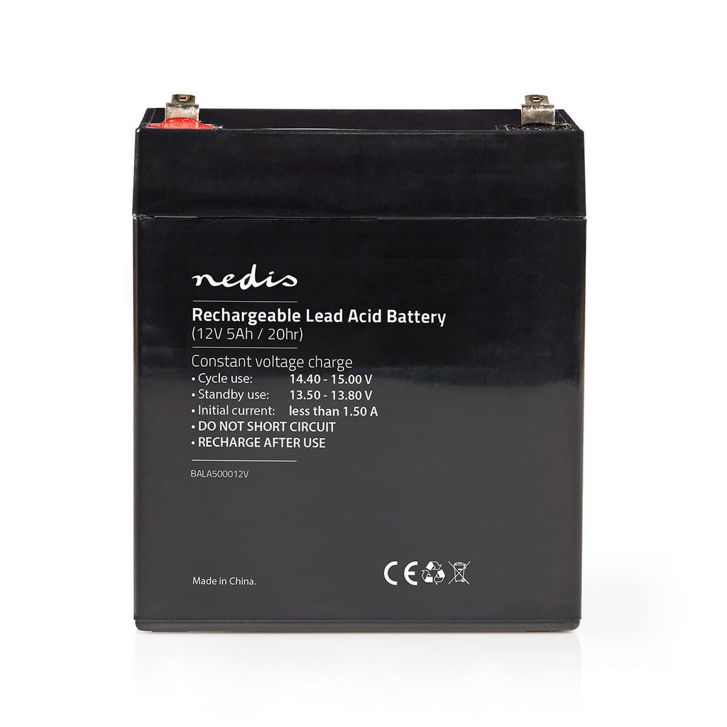 Nedis Ladattava Lyijyhappoakku 12 v | 5 000 mah | 101 x 90 x 70 mm