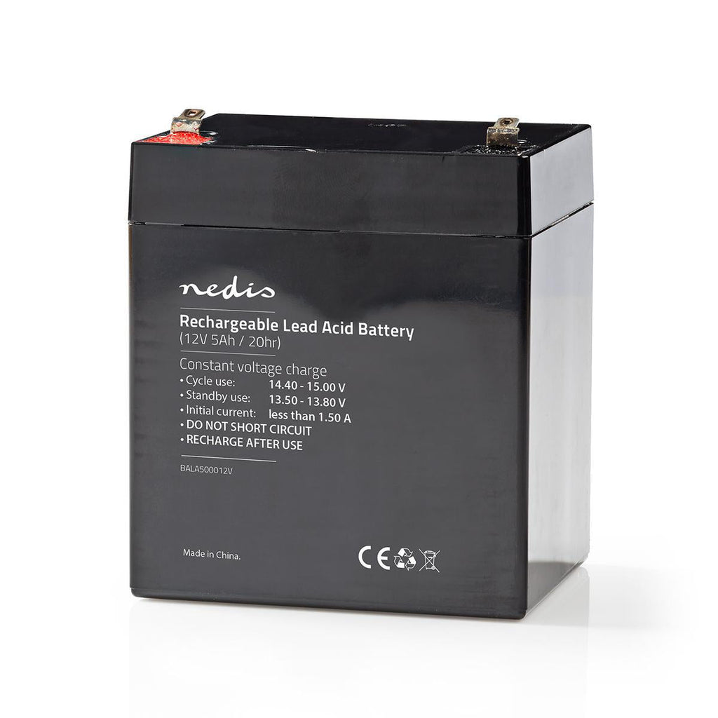 Nedis Ladattava Lyijyhappoakku 12 v | 5 000 mah | 101 x 90 x 70 mm