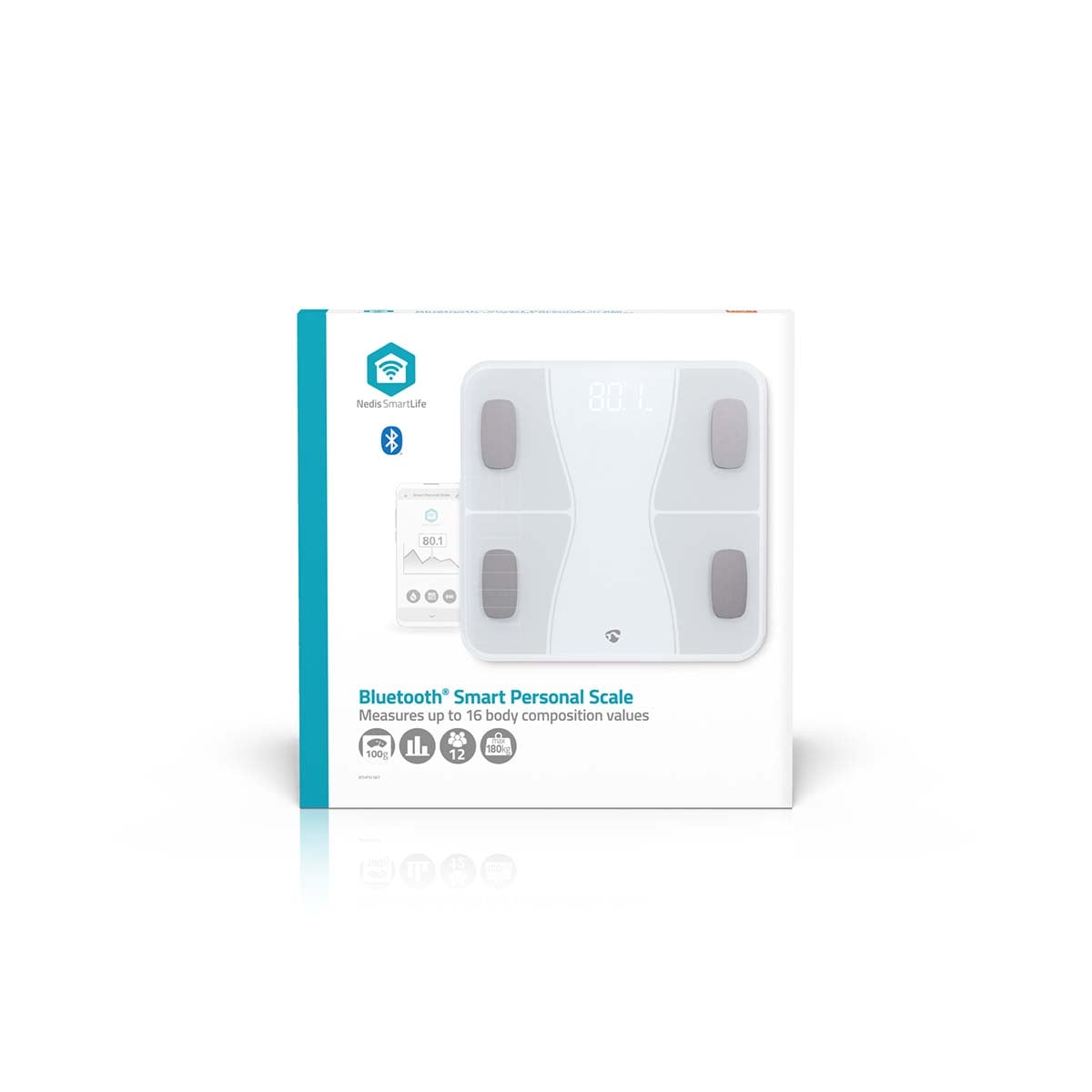 Nedis SmartLife Älyvaaka | Bluetooth®
