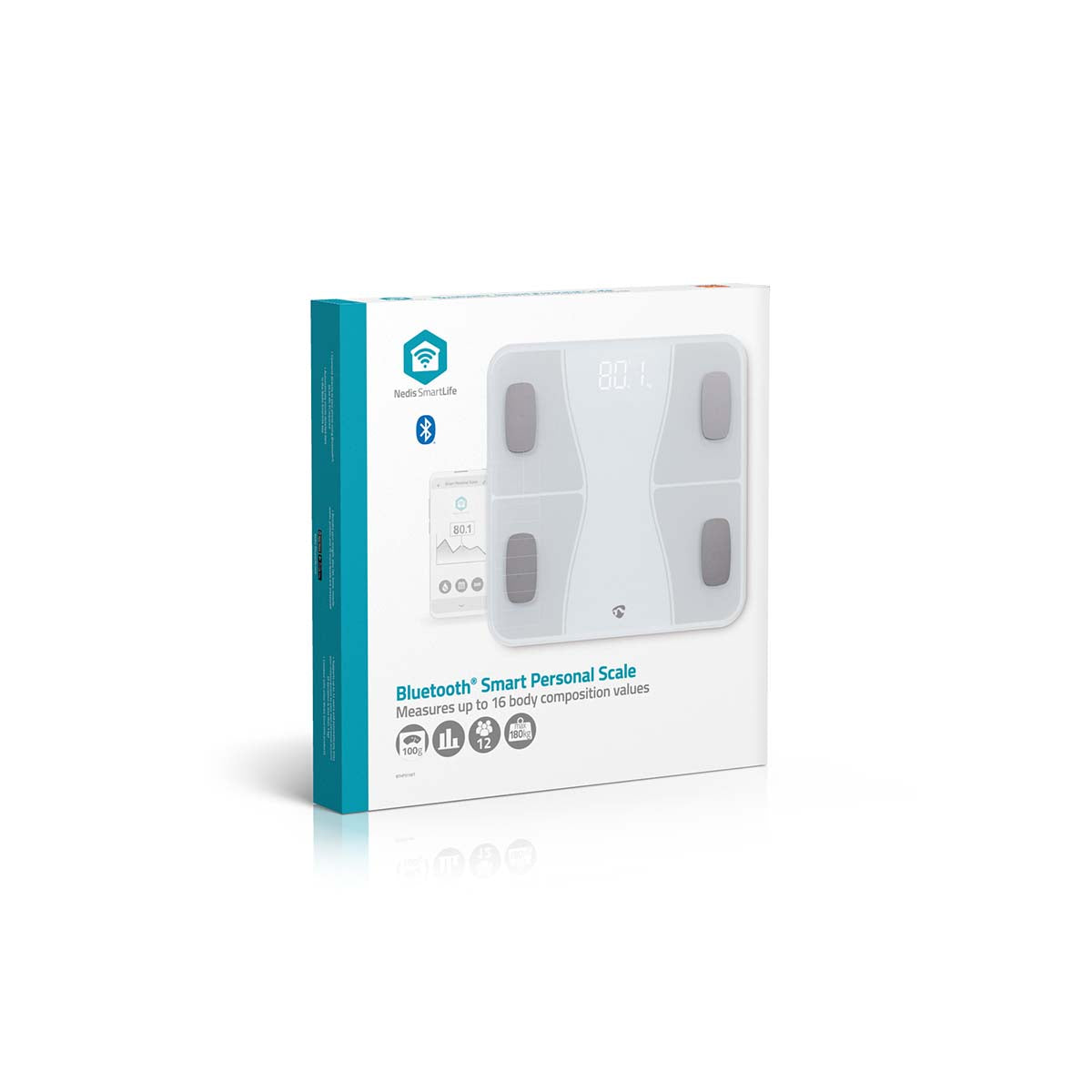 Nedis SmartLife Älyvaaka | Bluetooth®