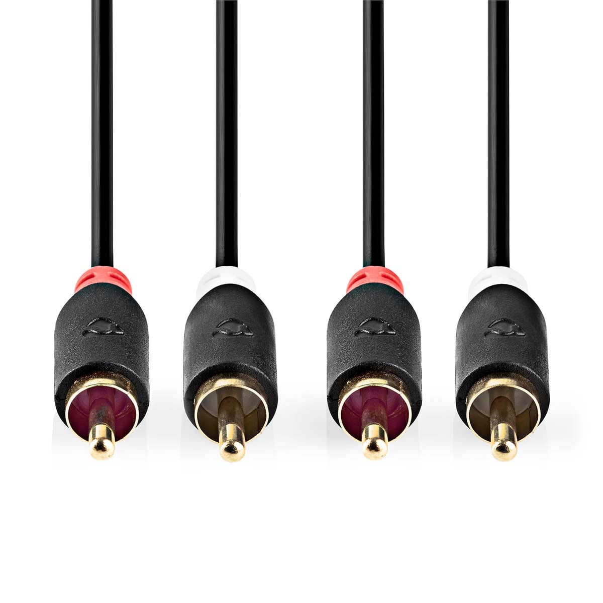 Nedis stereoäänikaapeli 2x RCA Uros - 2x RCA Uros 1 m