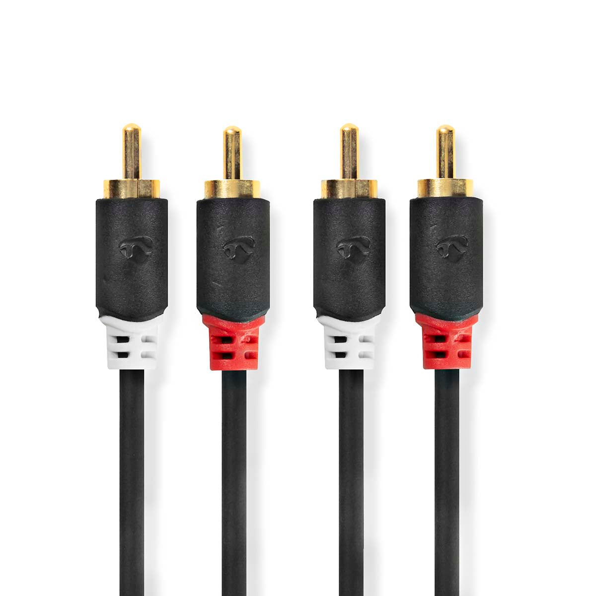 Nedis stereoäänikaapeli 2x RCA Uros - 2x RCA Uros 1 m