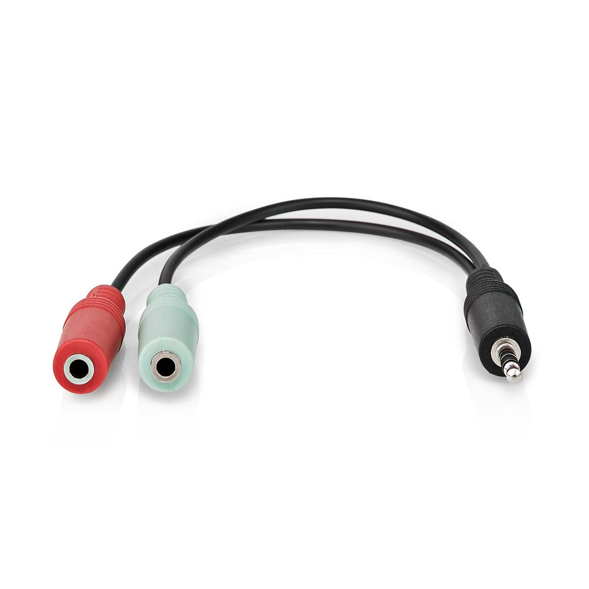 Nedis Stereoäänikaapeli | 3.5 mm uros - 2x 3.5 mm naaras | 0.20 m