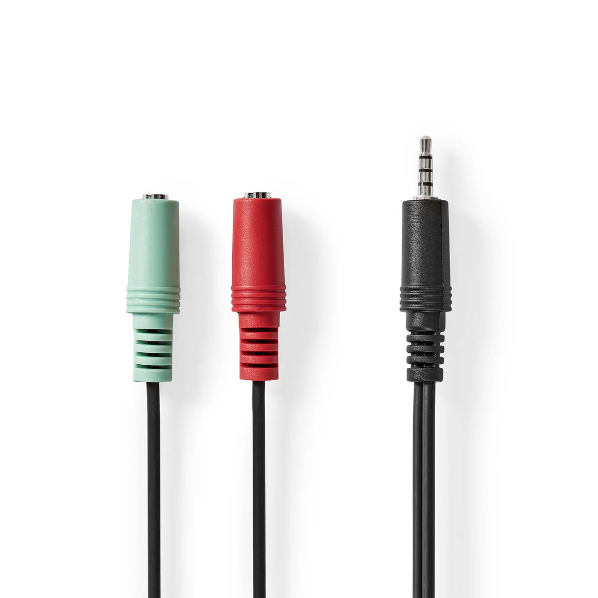 Nedis Stereoäänikaapeli | 3.5 mm uros - 2x 3.5 mm naaras | 0.20 m
