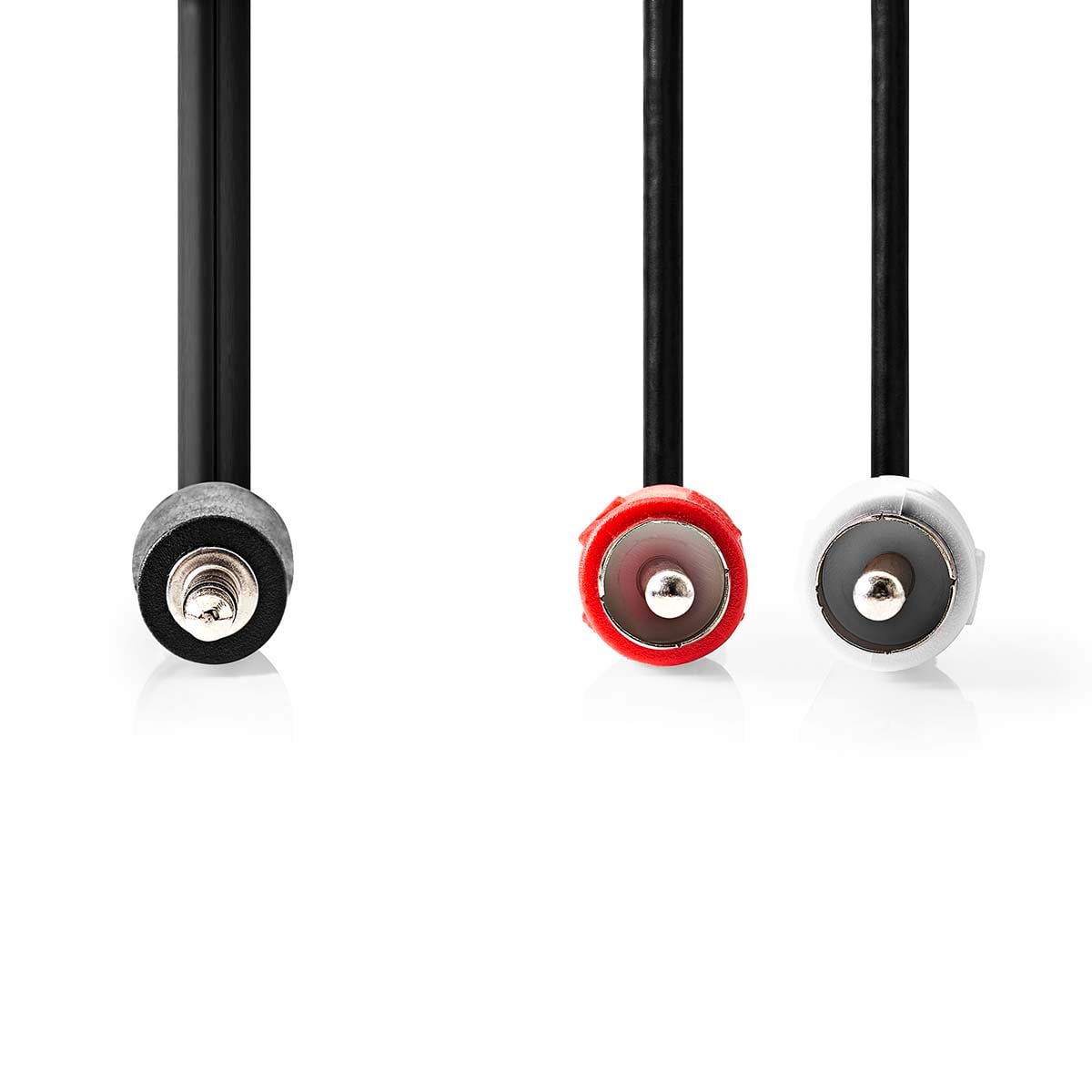 Nedis stereoaudiokaapeli 3,5 mm Uros - 2x RCA, Uros 1 m