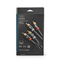 Nedis Stereoäänikaapeli | 2x RCA uros - 2x RCA uros | 2.00 m