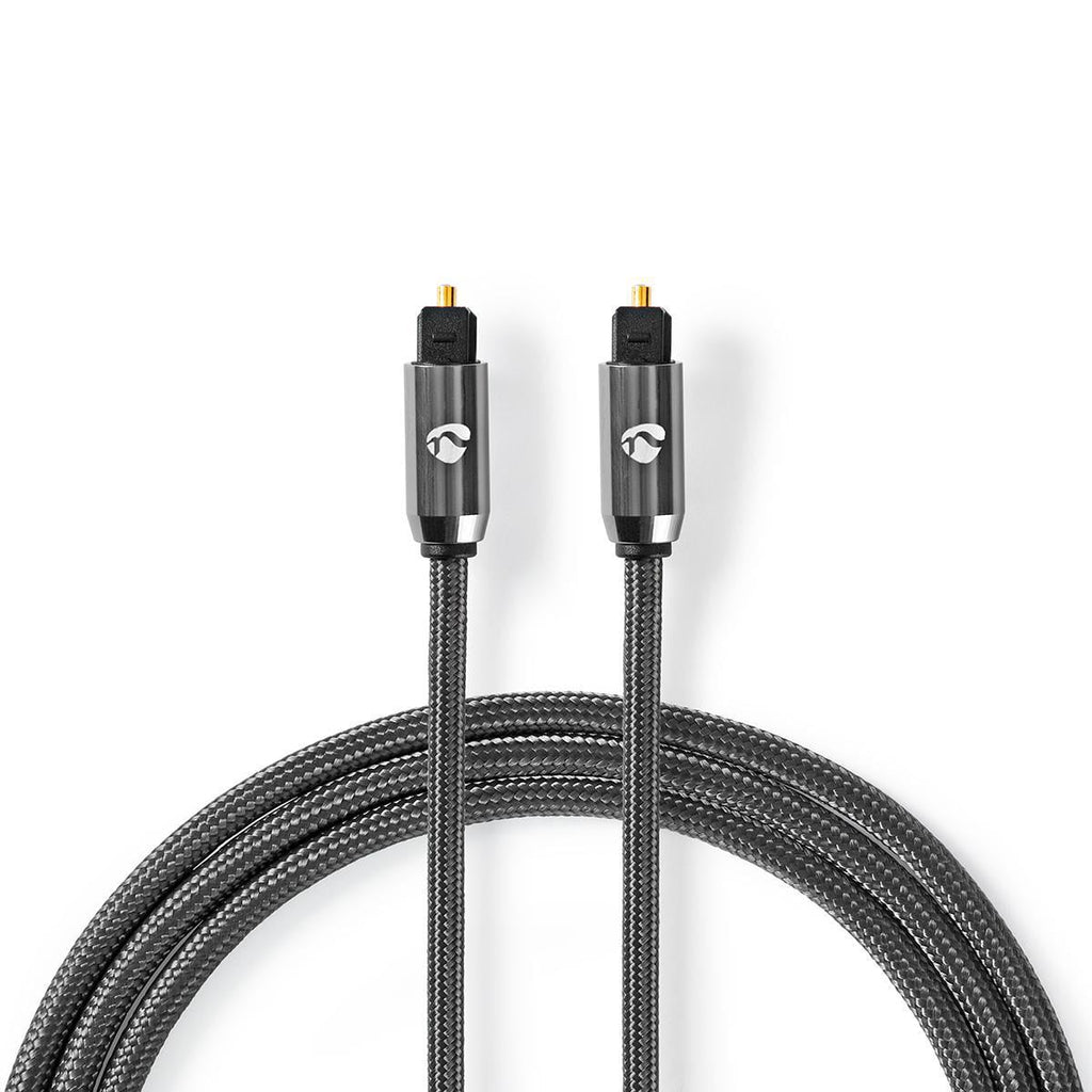 Nedis Optinen Audiokaapeli | TosLink uros - uros | 1.00 m