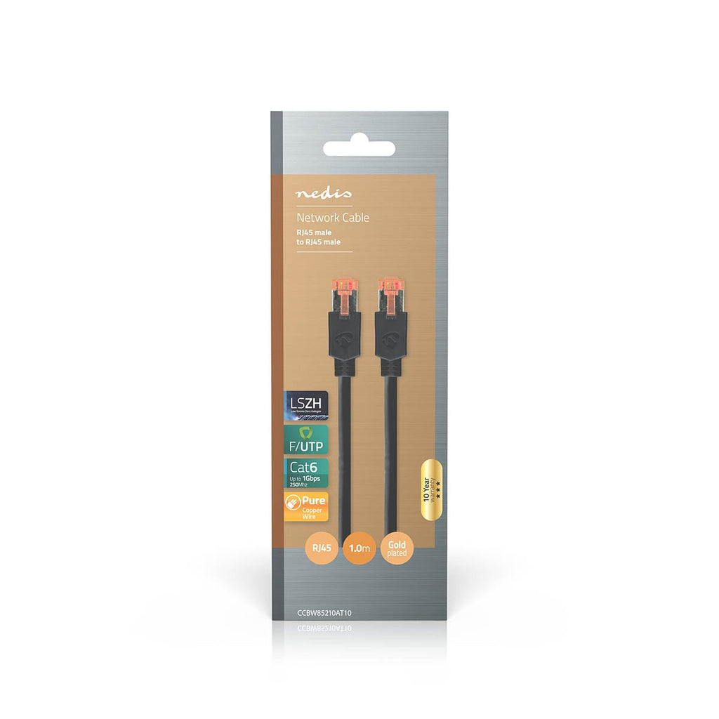 Nedis verkkokaapeli CAT6F (upt) RJ45 1 m