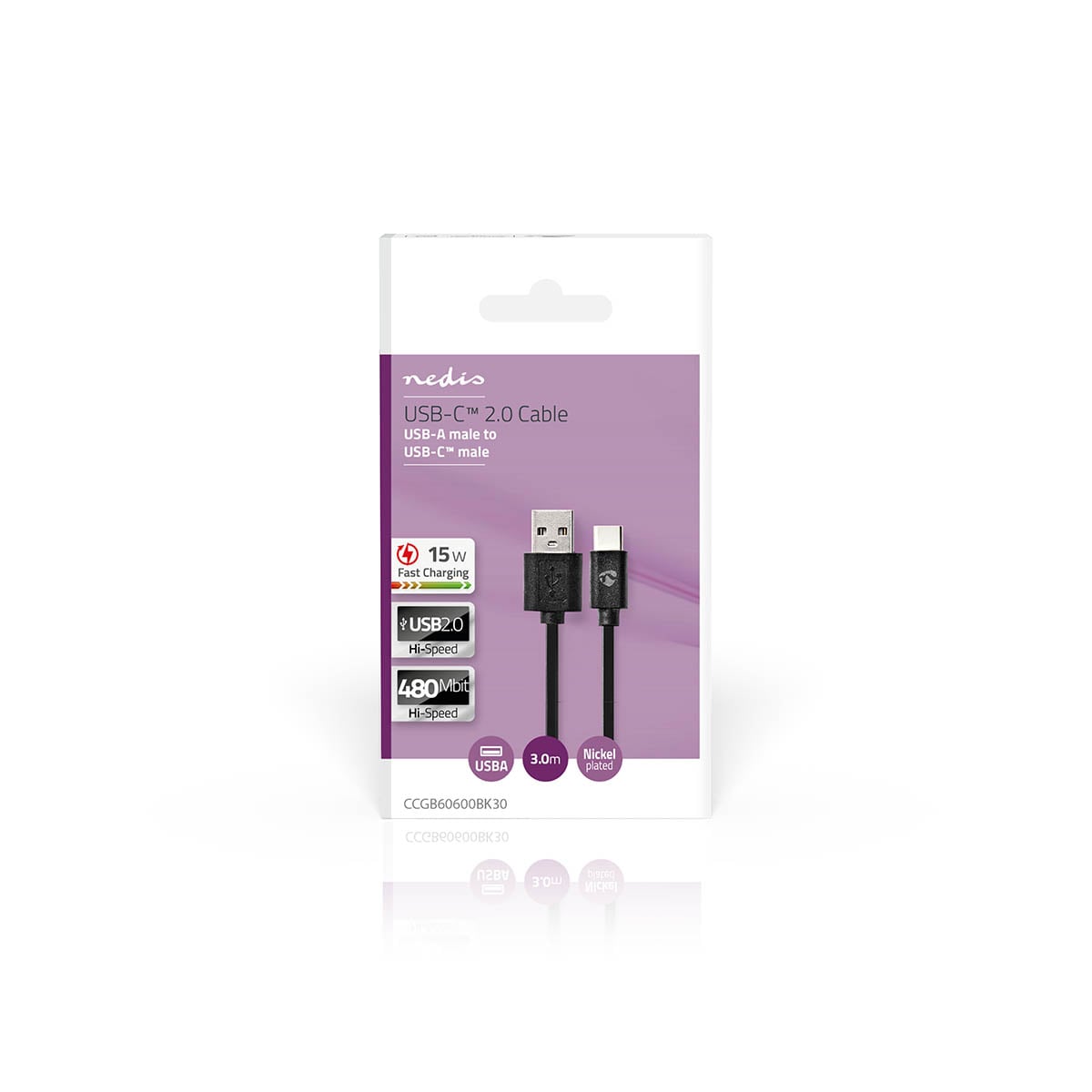 Nedis usb-c™ Uros - usb-a Uros 3.00 m