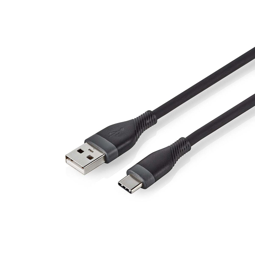 Nedis usb-a - usb-c | 1.50 m | Silikoni