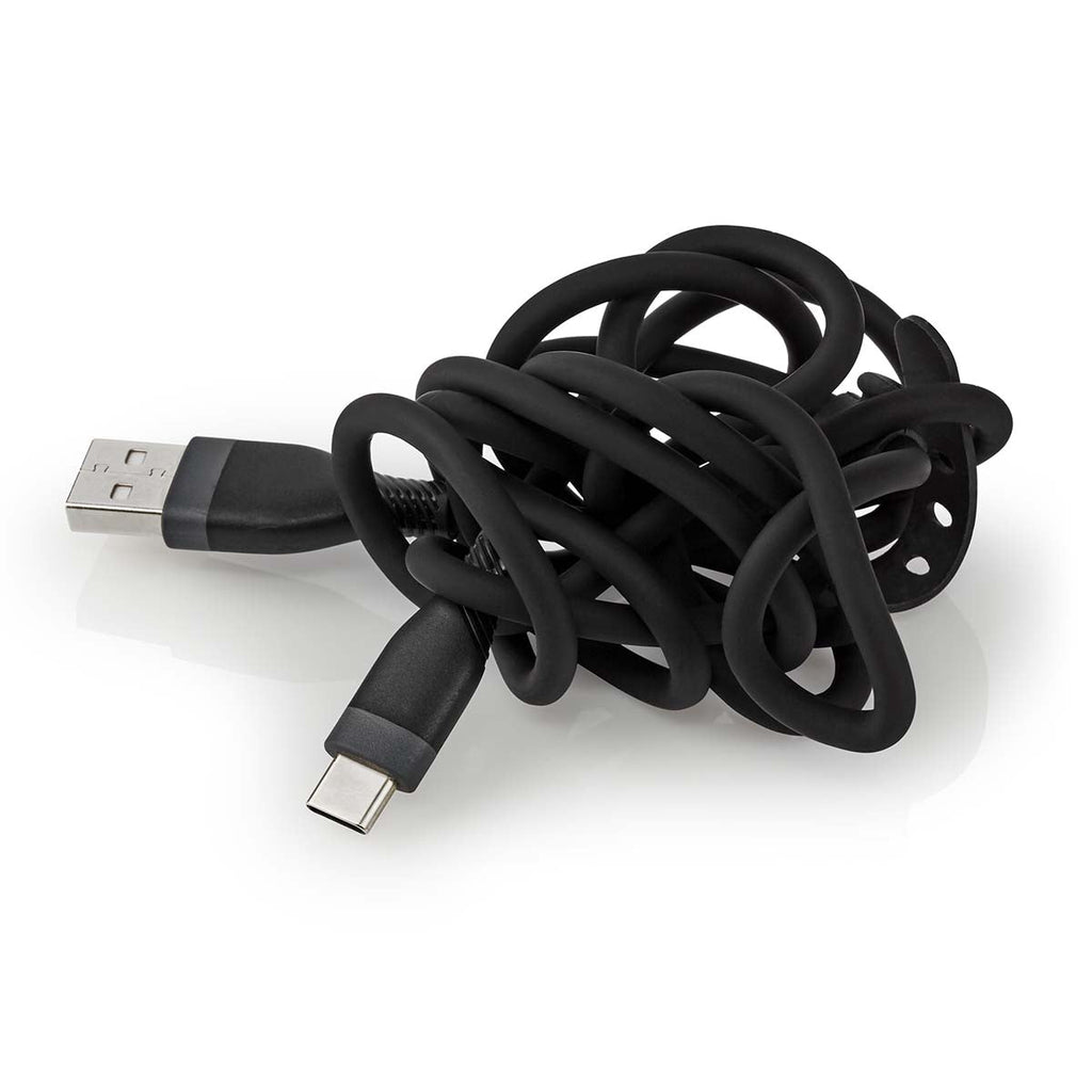 Nedis usb-a - usb-c | 1.50 m | Silikoni