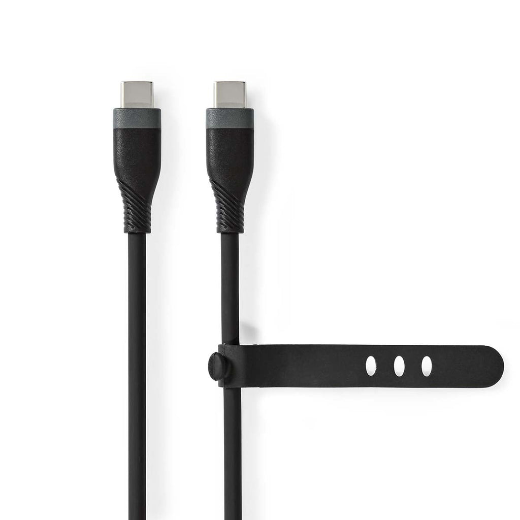 Nedis usb-a - usb-c | 60 w | 1.50 m | Silikoni