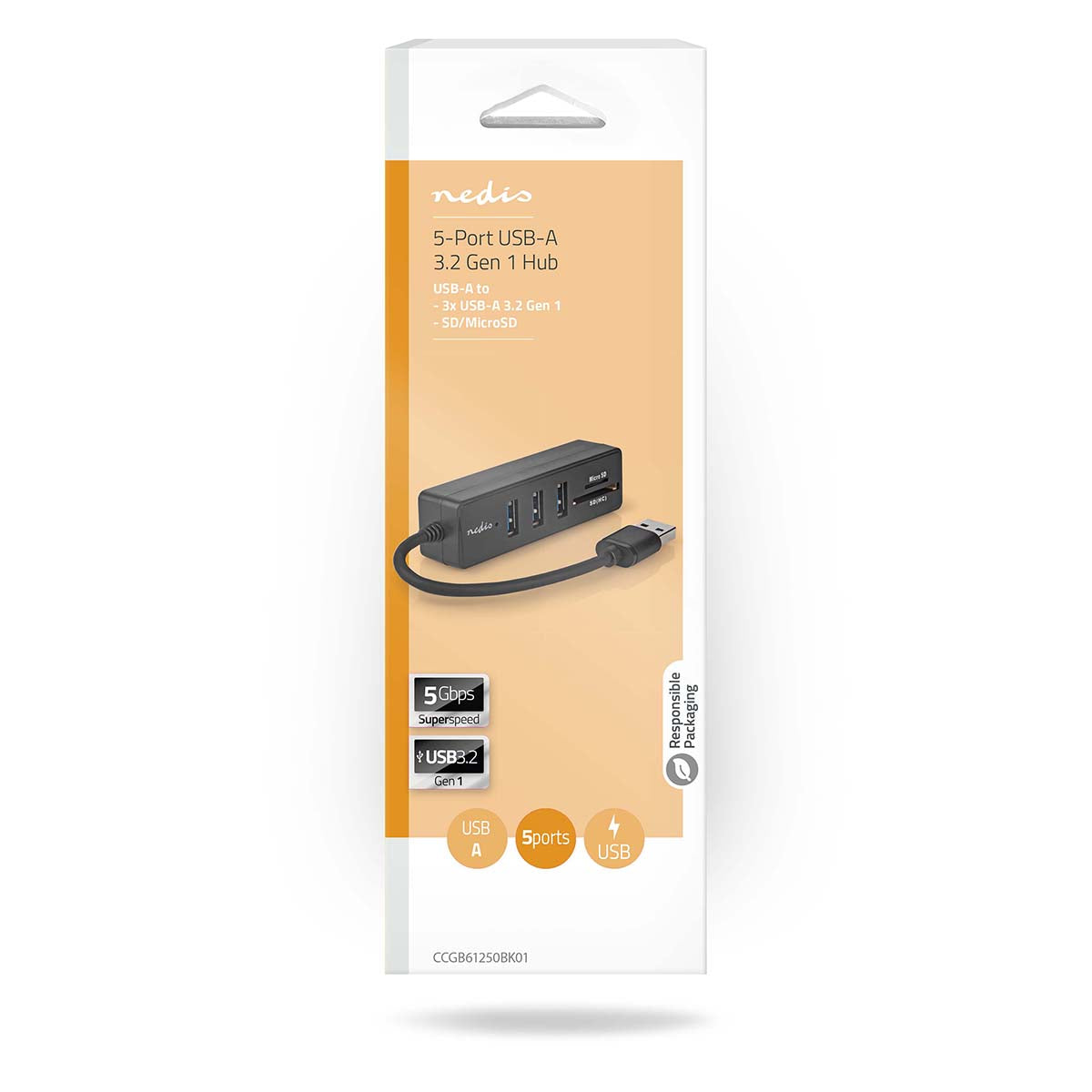 Nedis USB-keskitin
