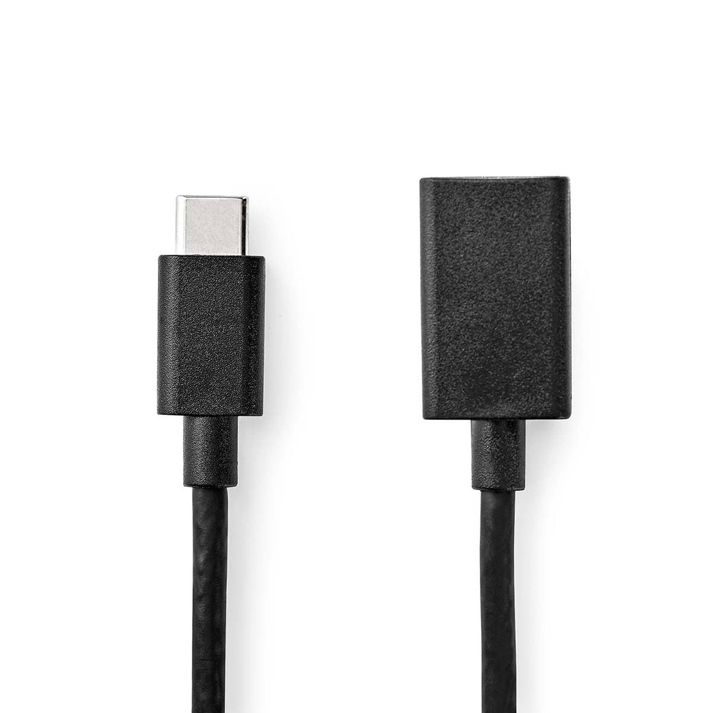 Nedis USB 3.0 -Kaapeli | Type-C, Uros - a, Naaras | 0,15 m | Musta