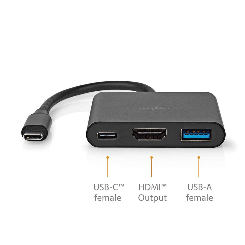 Nedis USB n Moniporttisovitin
