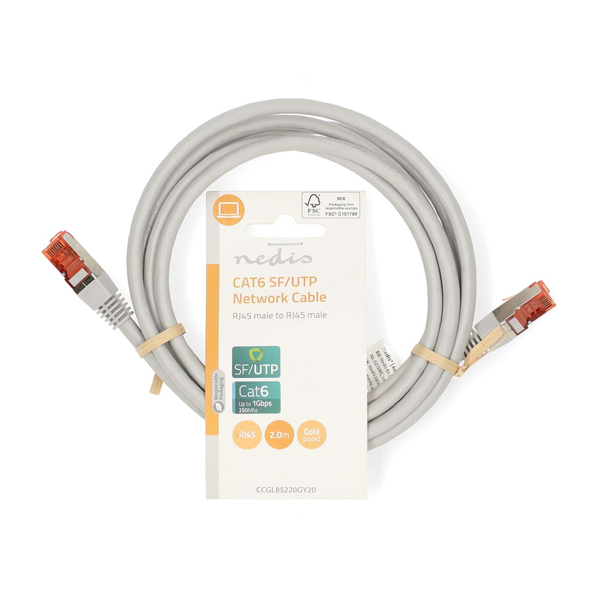 Nedis Cat 6 kaapeli | 2.0 m