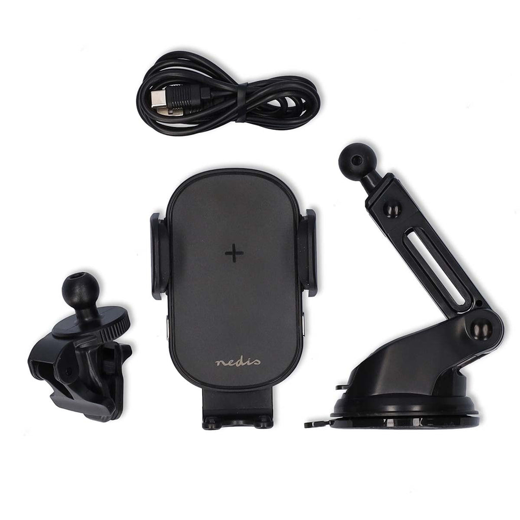 Nedis Langaton Autolaturi | Qi-sertifioitu |15 w | USB Type-C™