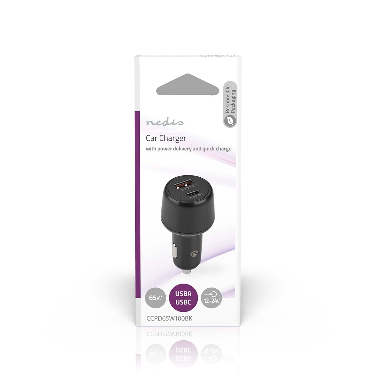 Nedis Autolaturi | max. 3.25 a | usb-a / usb-c™ | 65 w