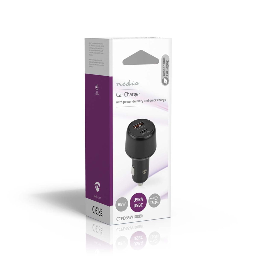Nedis Autolaturi | max. 3.25 a | usb-a / usb-c™ | 65 w