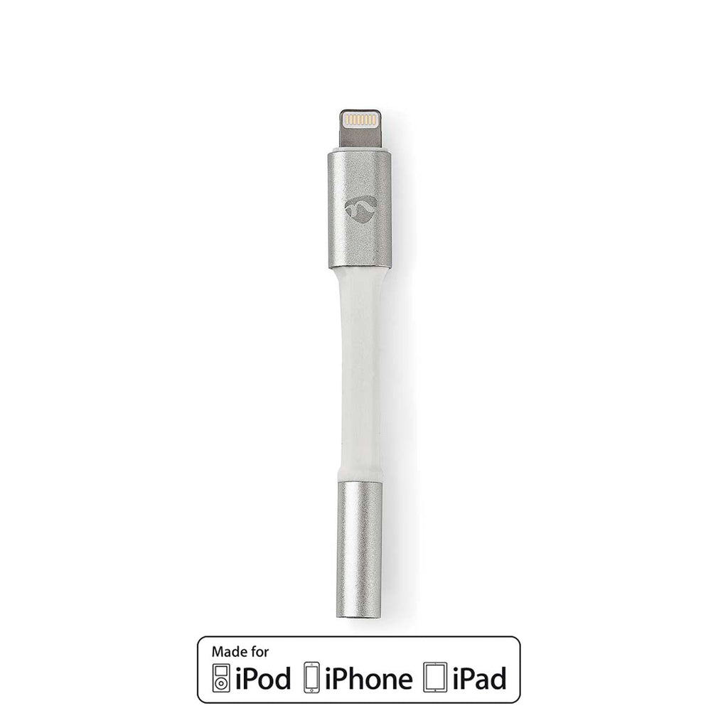 Nedis Lightning Adapteri | Apple Lightning | 3.5 mm naaras | 0.15 m Nailonkotelo