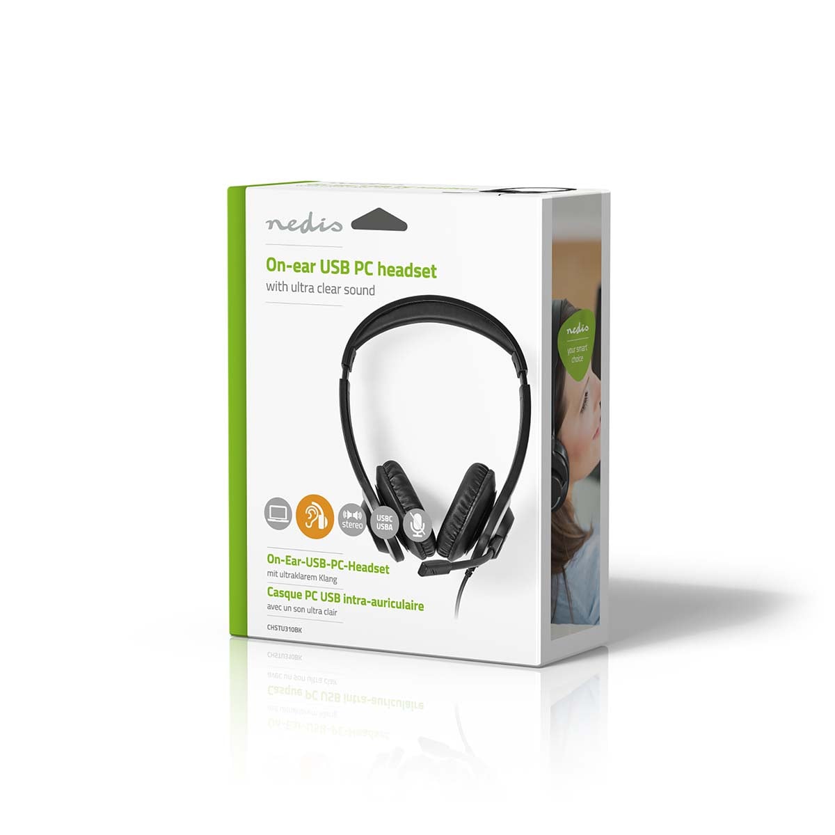 Nedis PC-headset | On-Ear | USB a/c