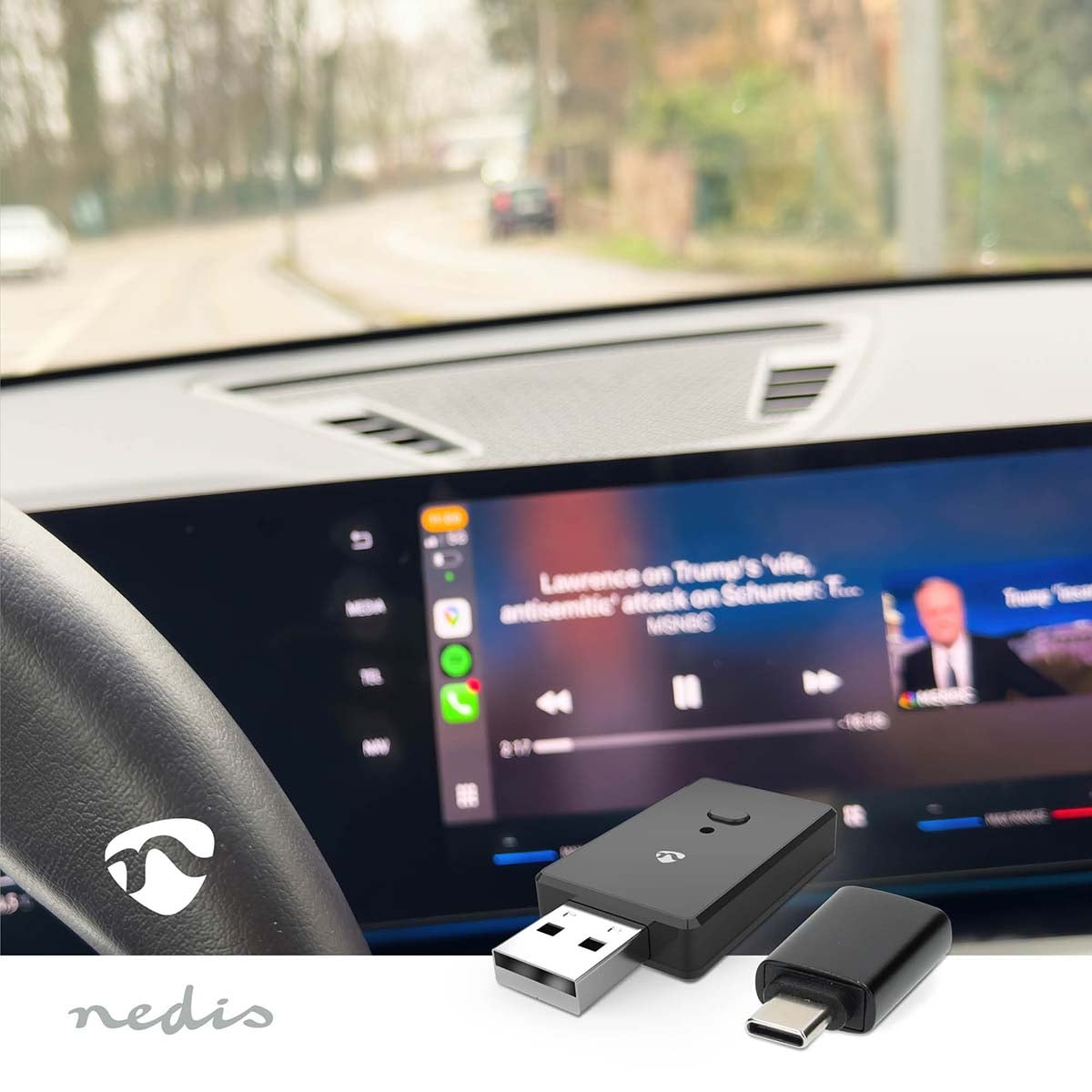 Nedis Wireless Car Audio Adapter