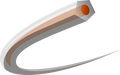 CoreCut ø2,4 mm x 90 m, oranssi/läpinäkyvä