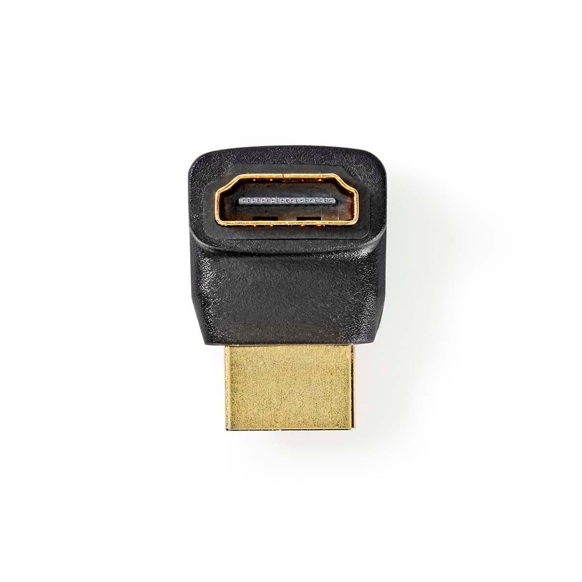 HDMI™-Sovitin, Kulma 270° HDMI-Liitin - HDMI, Naaras Musta