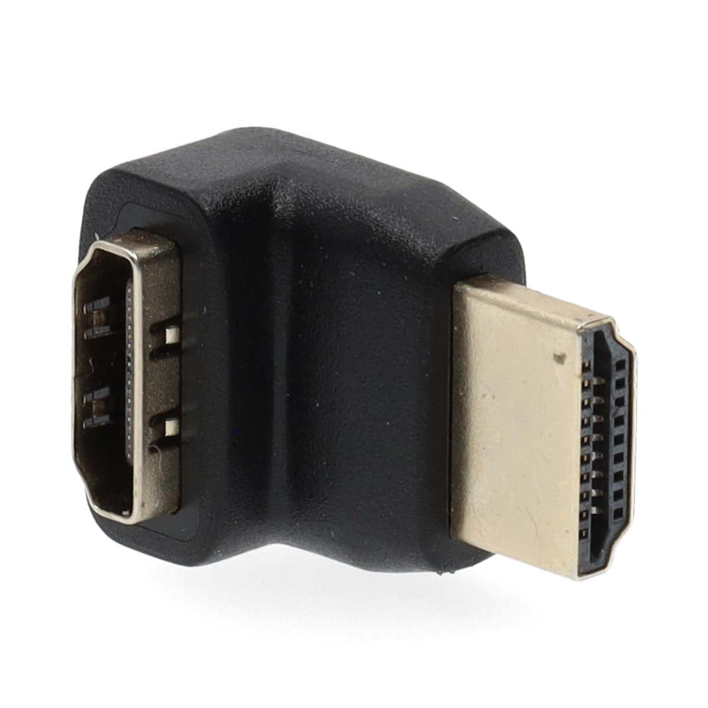 HDMI™-Sovitin, Kulma 270° HDMI-Liitin - HDMI, Naaras Musta